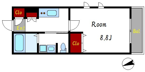 ルミナス東葛西 間取り図