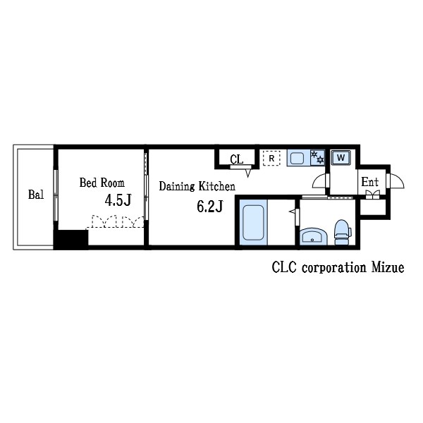 S-RESIDENCE瑞江 間取り