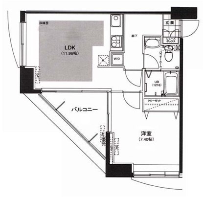 サウンドおしあげ 間取り図