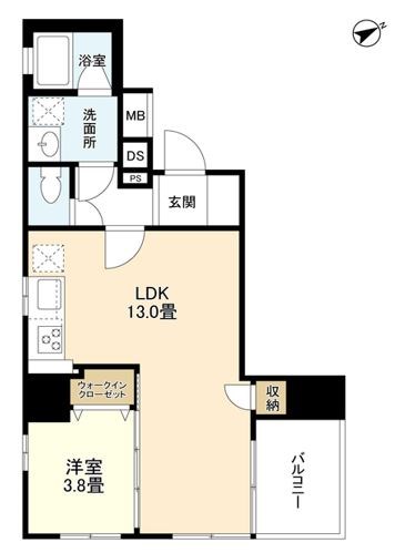 リバーレ浅草駒形   間取り図