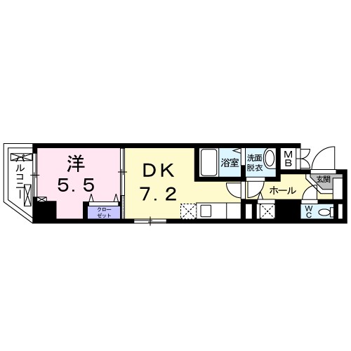 スターアヴェニュー  間取り図