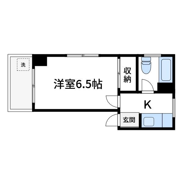 マンション中益 間取り図