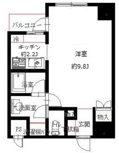 コーポ向島 間取り図