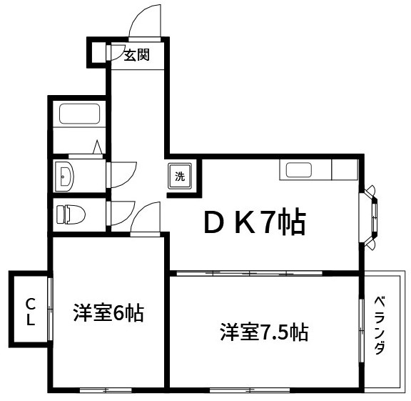 白岩ビル 間取り図