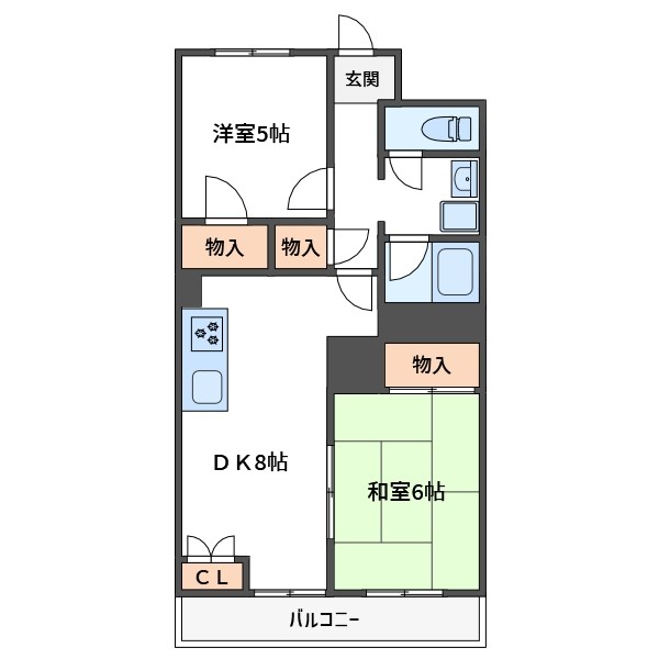 コーシン王子マンション 間取り