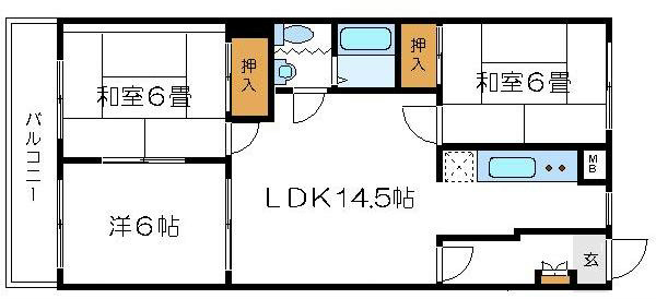 プランタン奥戸 間取り図