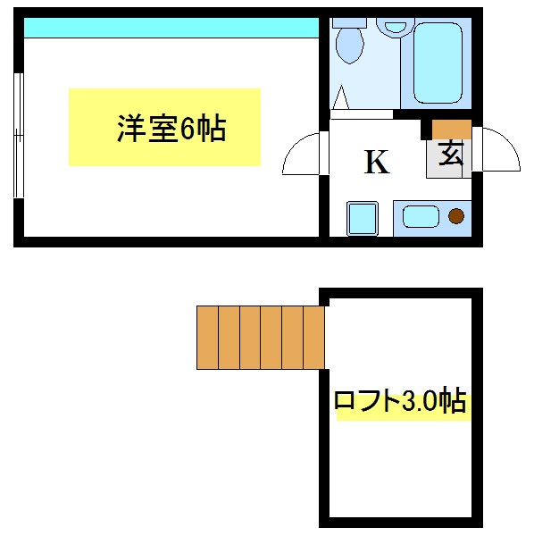 インスパイアートⅠ 間取り図