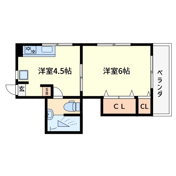 リバーサイド小澤 間取り