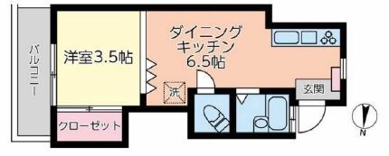 ロータスマンション 間取り図