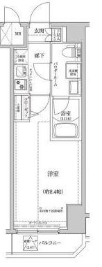 パティーナ住吉Duo  間取り図