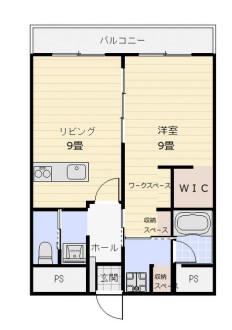 コーポクレール 間取り図