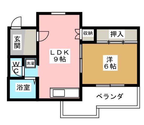 メゾン荒川Ⅱ  間取り図