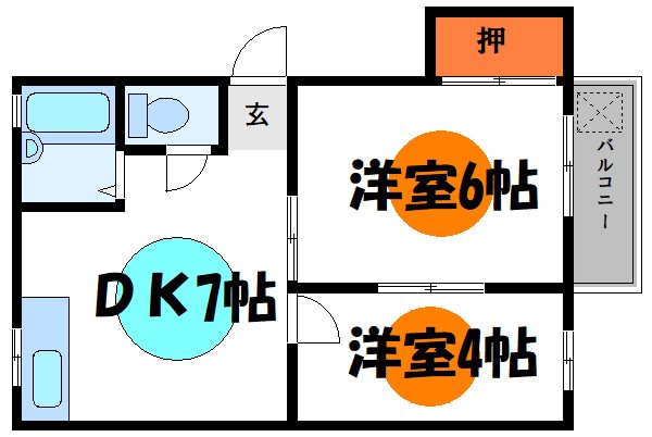 コーポ山口 間取り図