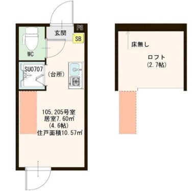 ハーモニーテラス南砂 間取り図