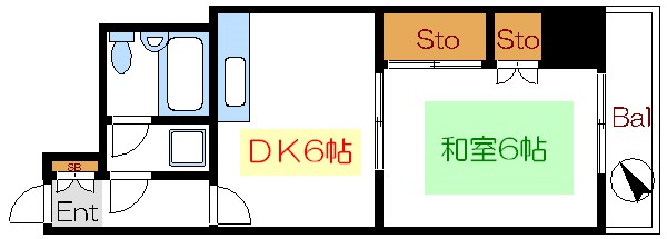 東大島リーフハイム 間取り図