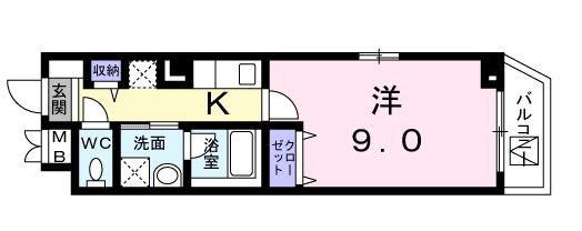 ソレアード南砂 間取り図