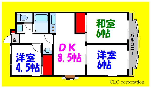 ローヤルビュー 間取り図