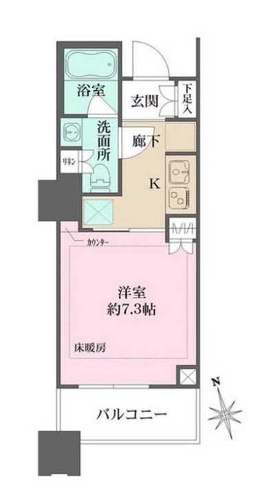 千住ザ・タワー 間取り図