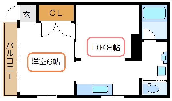 パールハイツ 間取り図