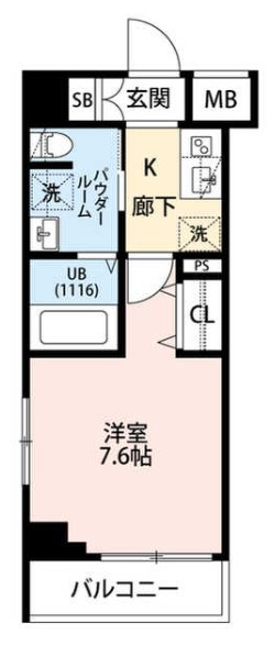 プレール・ドゥーク門前仲町Ⅲ  間取り図