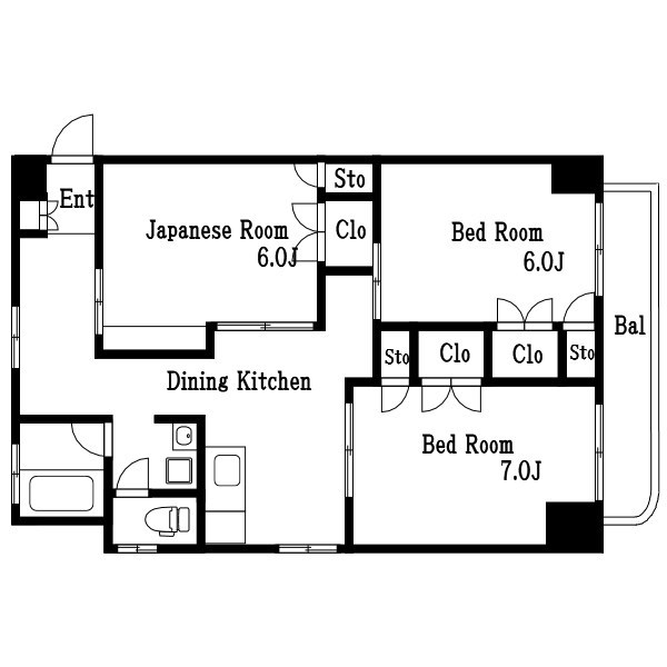 ハイツ三好 間取り図