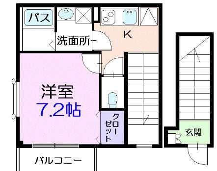 ポアンドール 間取り図