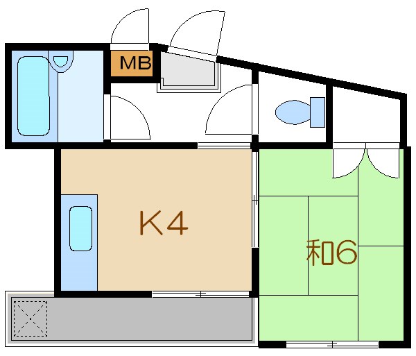 ラフォーレ町屋    間取り