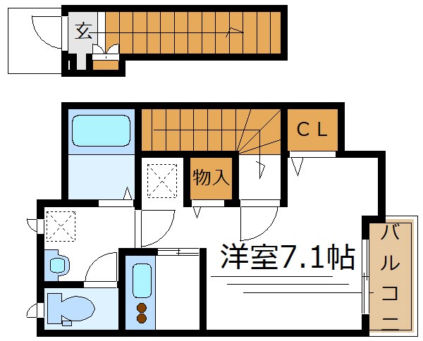 コンフォール白鳥 間取り