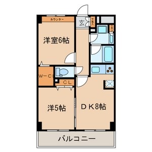 エスポワール江戸川 間取り図