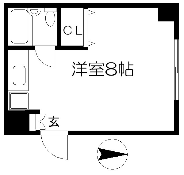 誠心Ⅵビル 間取り図