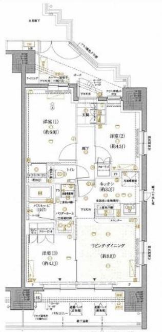 ガーラ・レジデンス平井   間取り図