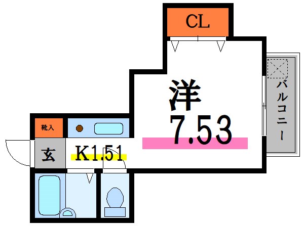 メゾン南小岩7  間取り図