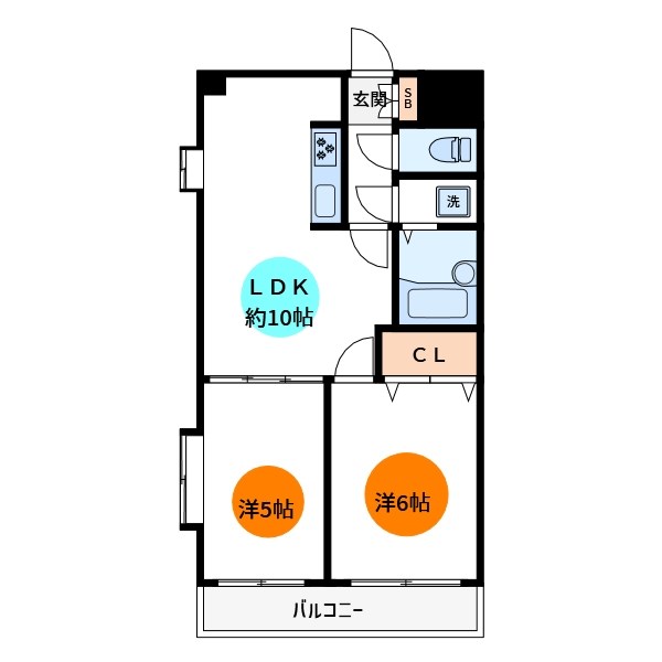 フォンテーヌ清水 間取り図