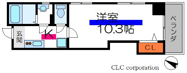 エスエス５ 701号室 間取り