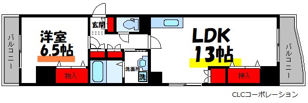 荒川第10秦ビル  間取り