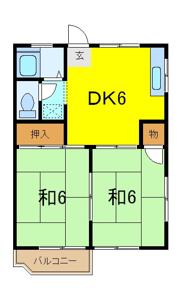 ユアハイツ 間取り