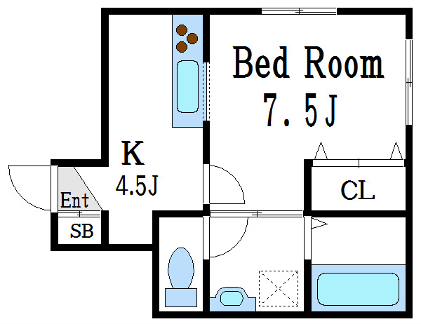 ROOMS平井  間取り図