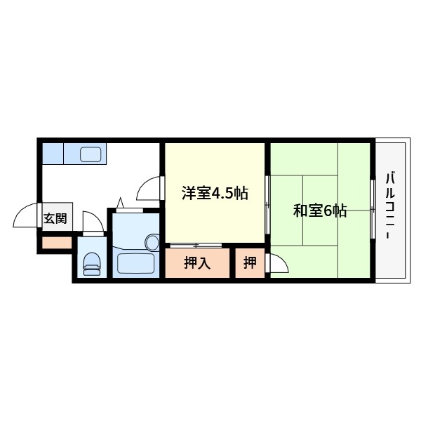 カサブランカ恵 間取り図