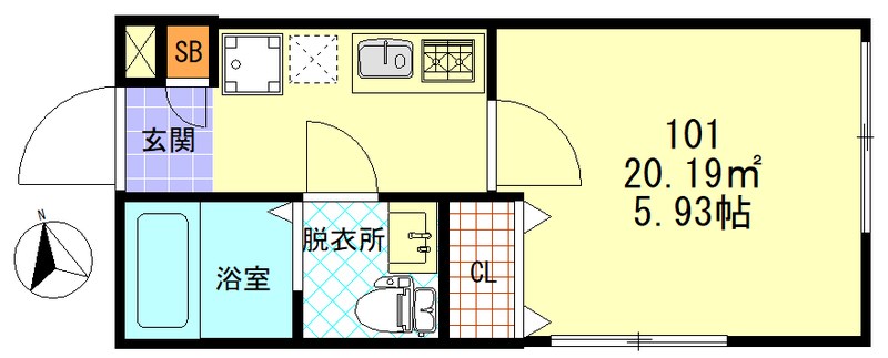 CF　GIOIRE　358（シーエフ　ジオーレ　358） 間取り