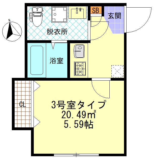 CF　GIOIRE　358（シーエフ　ジオーレ　358） 間取り