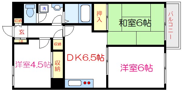 ブルックス東日暮里 間取り図