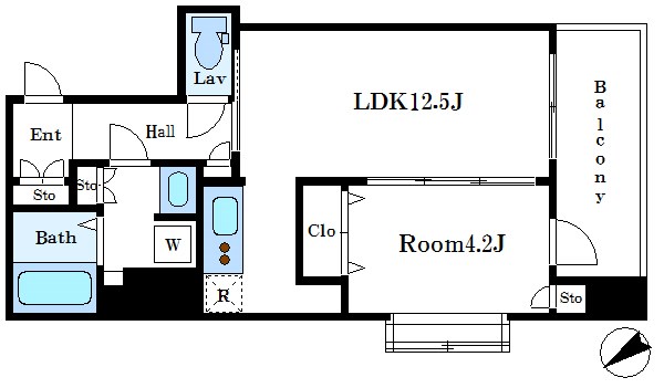 レニール本駒込  間取り図