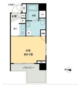 スタジオスクエア住吉  間取り