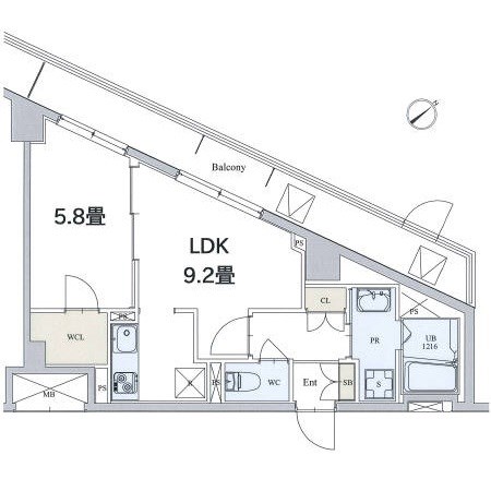 カスタリア本駒込 間取り図