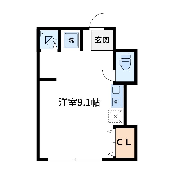 千駄木ハイム 間取り図