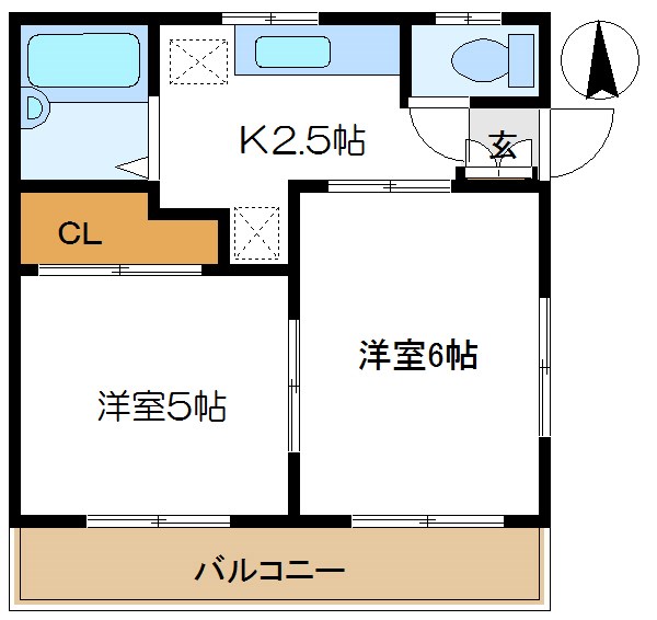 ケンユウハイツ 間取り