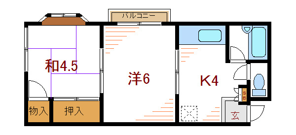 メゾンテルピアⅡ 間取り図