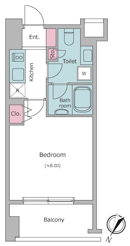 レジディア築地 間取り