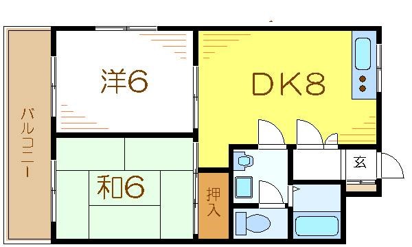 エスポワール篠崎３ 間取り図