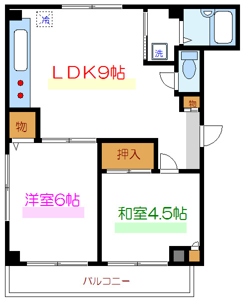 ロックスビル  間取り図